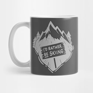 Smooth Skiing Mountains Shirts and Gifts Mug